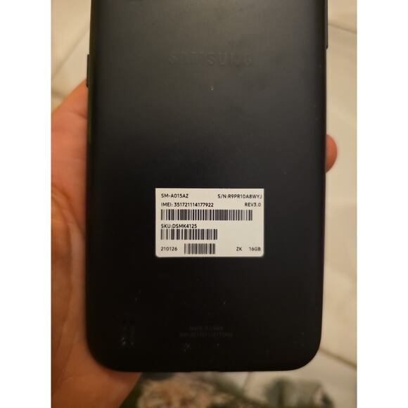 Samsung Galaxy A01 - 16GB - Smartphone - Cricket - Works Great - Picture 6 of 16